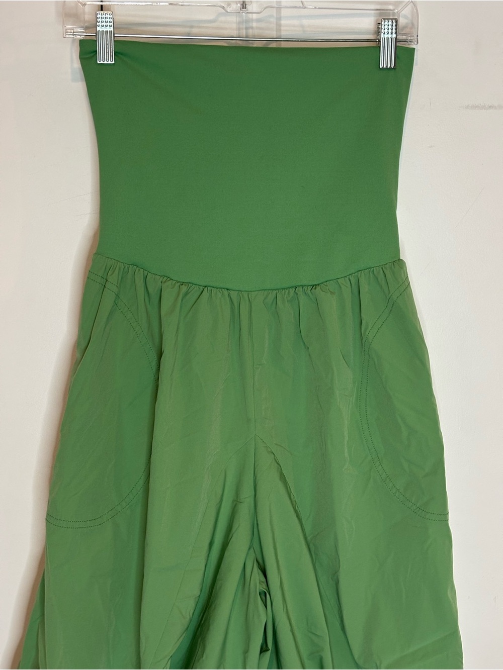 FP Movement Way Back Convertible One Piece Strapless Jumpsuit Pants Green S - Picture 4 of 13